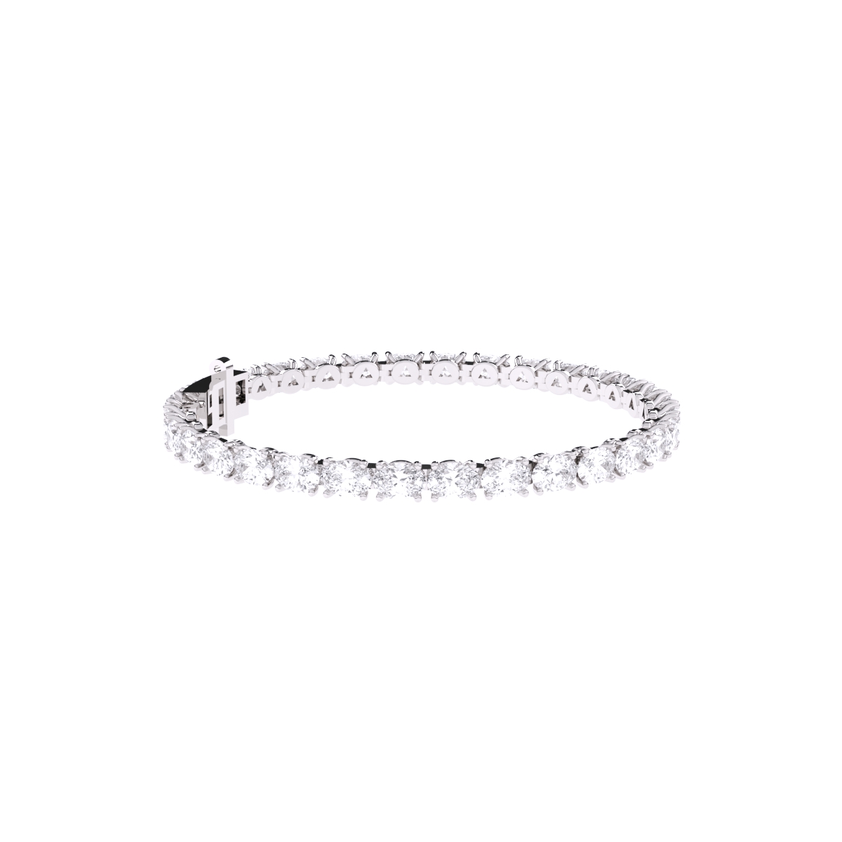 Oval Cut Diamond Tennis Bracelet